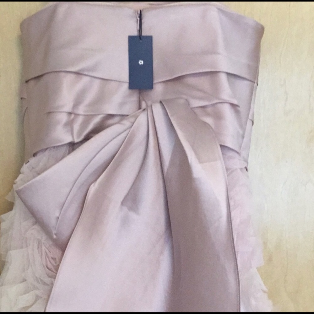 Marchesa Ombré Textured Tea Dress - Picture 3 of 6
